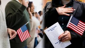 <p>La ceremonia de naturalización culmina con el juramento, acto simbólico que marca el ingreso oficial del ciudadano a la sociedad estadounidense.</p>
