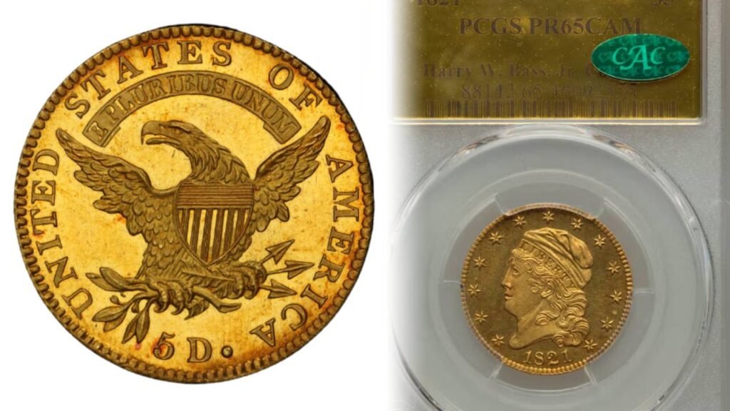 Numismática en Estados Unidos: La moneda de oro de 5 dólares con un valor que supera los 4 millones