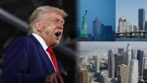 <p>Como parte de sus medidas migratorias, el presidente Trump firmó una orden para presionar a ciudades Santuario a cooperar con el ICE.</p>
