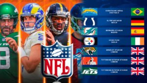 <p>El 14 de mayo la National Football League (NFL) anunciará el calendario completo de partidos de la temporada, pero por el momento ya se revelaron los partidos que se disputarán en diferentes partes del mundo internacional. Conoce los detalles en esta nota.</p>
