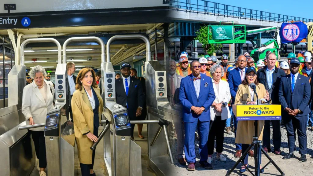 Nueva York: Las mejoras presentada en la línea de trenes de Rockaway.